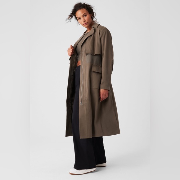 ALO YOGA Formation Trench Coat - Picture 2 of 9